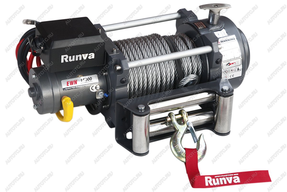 Лебёдка электрическая (индустр.) 12V Runva 15000 lbs 6800 кг ewn15000u