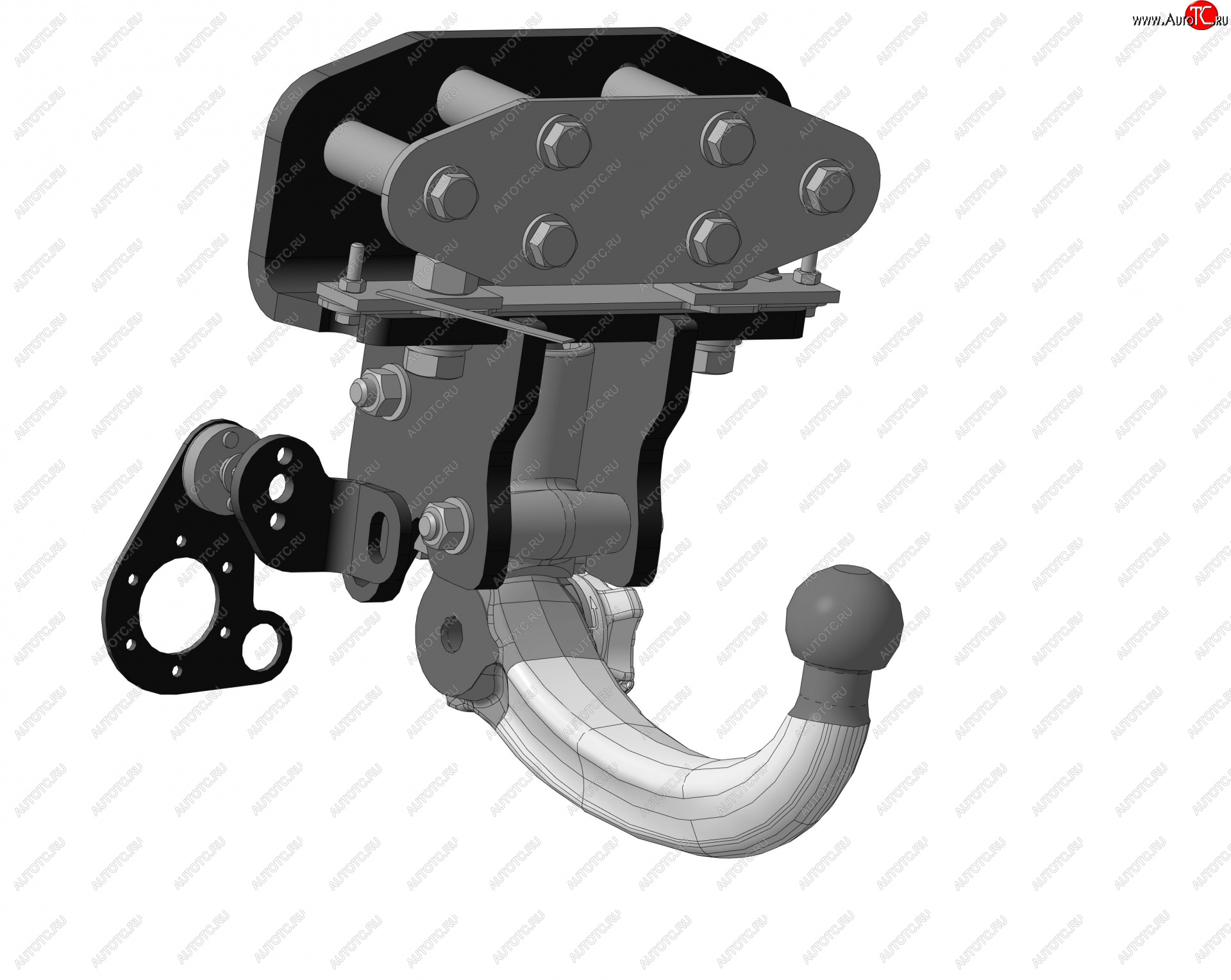 ТСУ на ам LEXUS LX SUV 2007-2015, TOYOTA Land Cruiser J200 SUV 2007-2021  Лексус ЛХ 3012-ak41