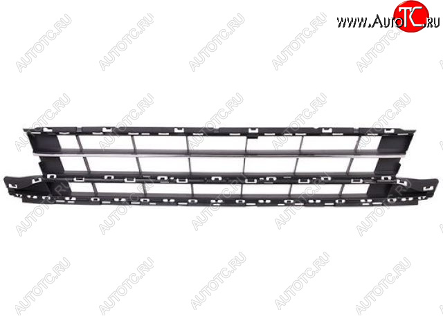 PASSAT РЕШЕТКА БАМПЕРА ПЕРЕДН ЦЕНТРАЛ ЧЕРН С ХРОМ МОЛДИНГ (Тайвань) vwpas15-190-c
