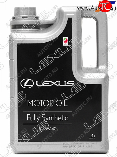 Масло моторное LEXUS (пластиковая канистра) 5W-40 SN 4Л (Синтетика) ОАЭ 08880-83717