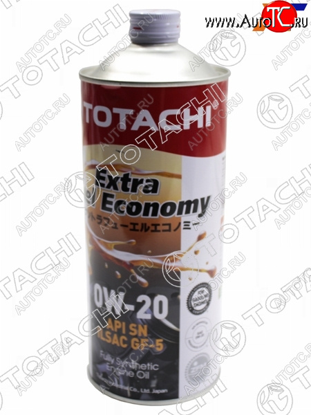 Масло моторное синтетическое TOTACHI Extra Fuel Economy 0W-20 SN, GF-5 1л 11401