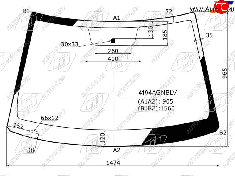 Стекло лобовое Hyundai Creta 15-21 4164AGNBLV