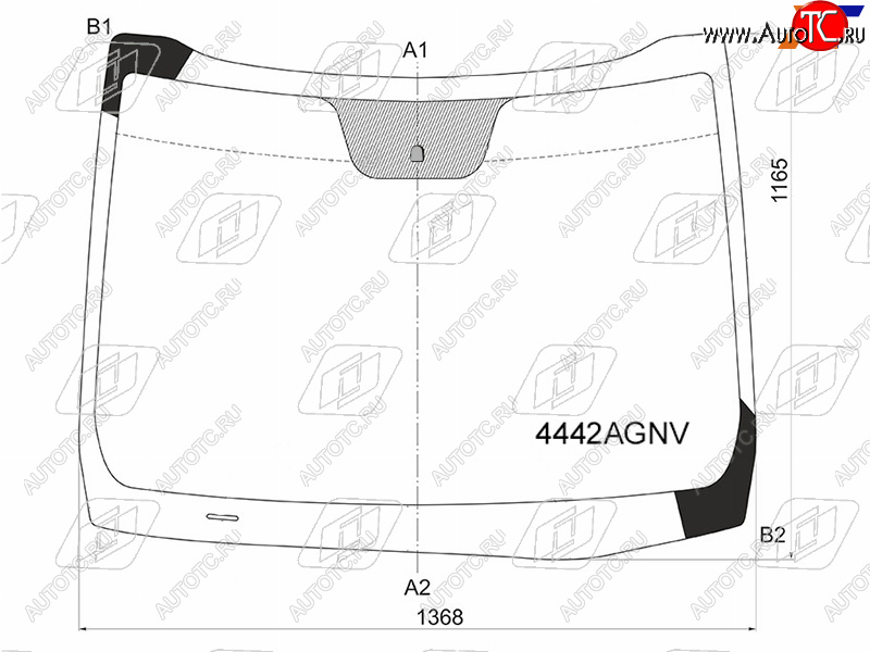 Стекло лобовое Kia Ceed 12-18 4442AGNV