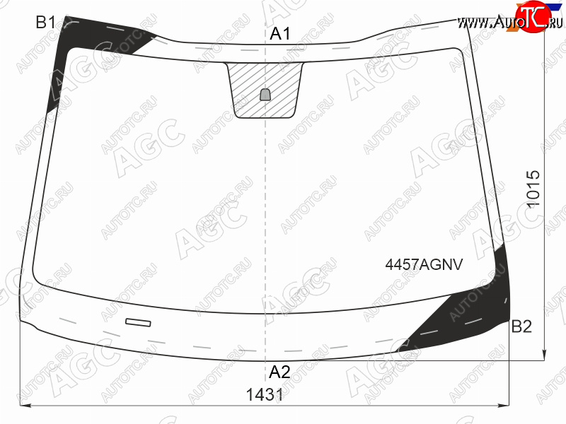 Стекло лобовое Kia Ceed 18-21 4457AGNV