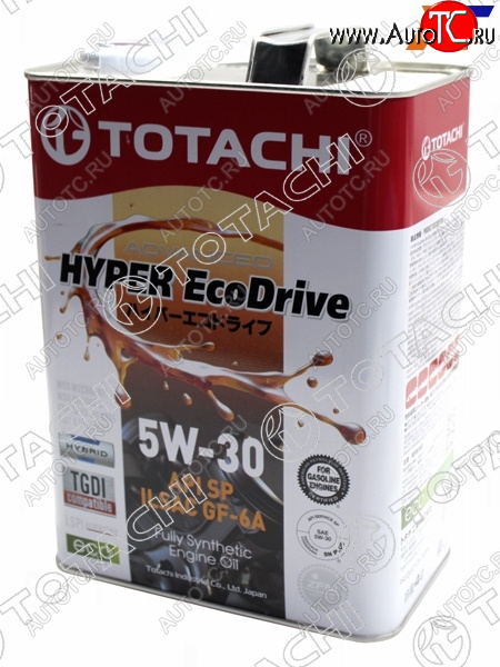 Масло моторное cинтетическое TOTACHI HYPER Ecodrive 5W-30 SPGF-6A 4л E0304