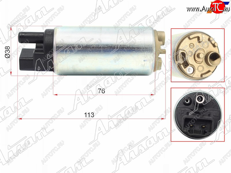 Топливный насос 1NZFE,2NZFE,1ZZFE 00-,2UZFE UZJ100 98-,3SFE,4SFE,4VZ,4AFE,5AFE                     EFP1-28280