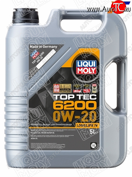 Масло моторное LIQUI MOLY Top Tec 6200 0W-20 C5 5л 20789