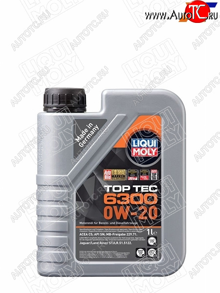 Масло моторное LIQUI MOLY Top Tec 6300 0W-20 SNC5 1л 21216