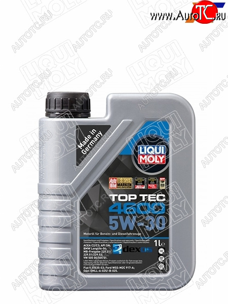 Масло моторное LIQUI MOLY Top Tec 4600 5W-30 SNC2C3 1л                                             2315