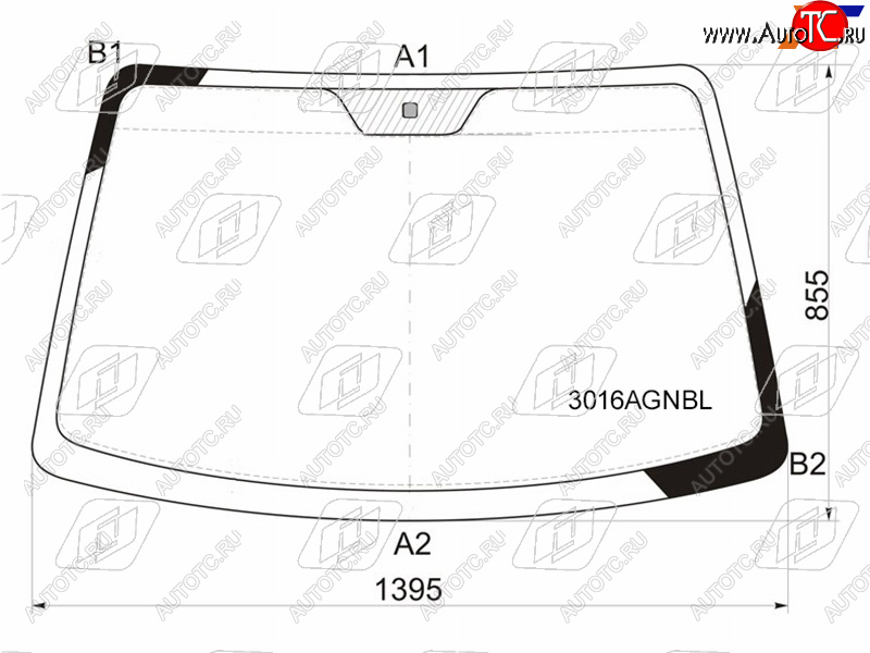 Стекло лобовое Chevrolet Lacetti 04-13  Daewoo Lacetti 04-09  Chevrolet Nubira 04-13  Optra 04-13 3016AGNBL