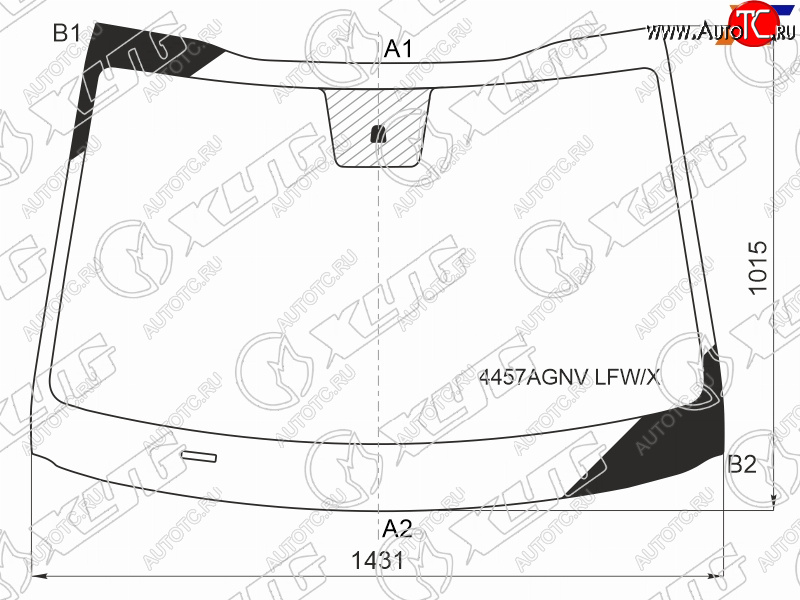 Стекло лобовое Kia Ceed 18-21 4457AGNV LFW/X