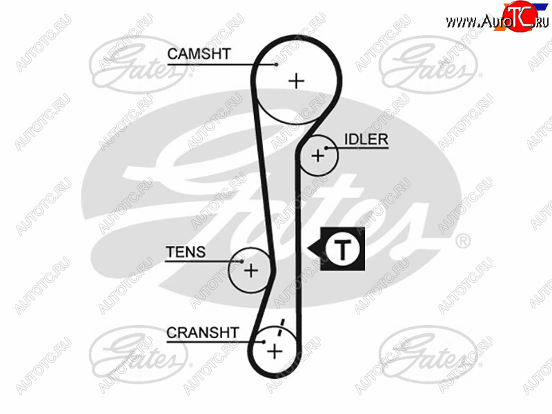 Ремень ГРМ HYUNDAI ACCENT 1.61.4 06-KIA RIO1.41.6 05-11CERATO 04-09 5479XS