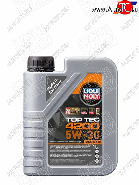 Масло моторное LIQUI MOLY Top Tec 4200 5W-30 NG SP/C3/C2 1л LIQUI MOLY 8972 8972