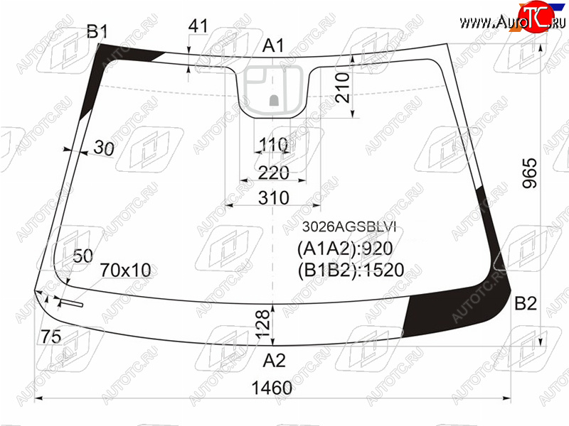 Стекло лобовое Chevrolet Cruze 09-15  Daewoo Lacetti 08-11 3026AGSBLVI