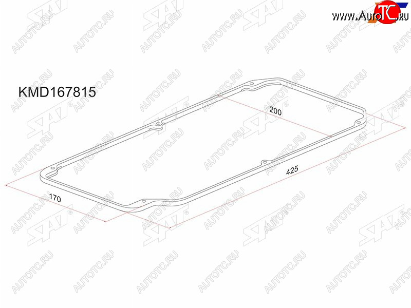 Прокладка клапанной крышки MMC 4G924G93 SOHC 91- CB45W, E5272A, N1121W KMD167815