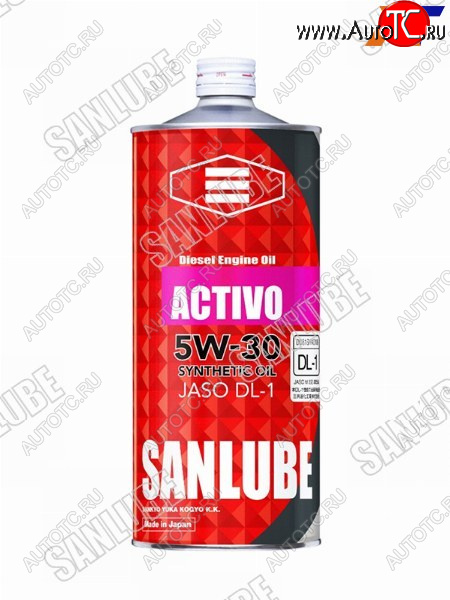 Масло моторное SANLUBE SYNTHETIC DL-1 5W-30 1л SAN-DL1-5W30C1