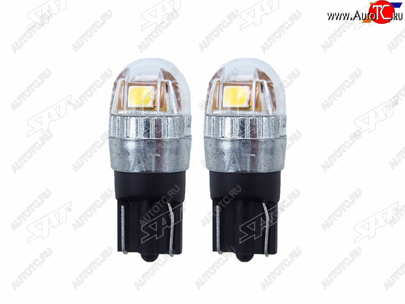 Лампа дополнительного освещения 12V W5W 1W120LM Canbus LED 6000-6500K, белая (Комплект 2 шт.) ST-175-0056