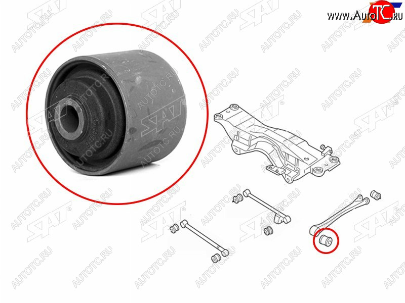 Сайлентблок заднего продольного рычага SUBARU FORESTER 96-07IMPREZA 92-07LEGACY 89-98 ST-20254-SA000