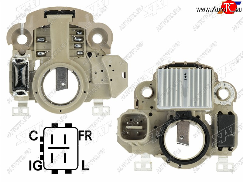 Реле-регулятор напряжения генератора HONDA FIT GD 12 L13ACIVIC L13A7 06-JAZZ L13A 06-SUZUKI GRAN ST-31150-RSH-004