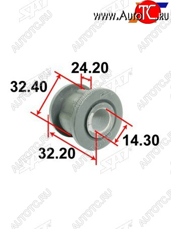 Сайлентблок рулевой рейки TOYOTA LAND CRUISER 100 RHD 98-07 ST-45522-60010