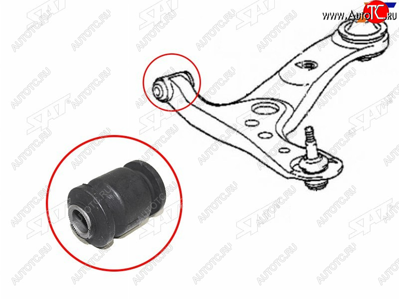 Сайлентблок переднего нижнего рычага передний TOYOTA ISIS 04-CALDINA 02-07IPSUM 01-09HOAHVOXY 0 ST-48654-49045