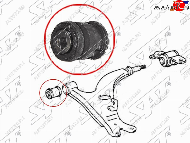 Сайлентблок переднего рычага передний TOYOTA RAV 4 93-00 ST-48654-42020