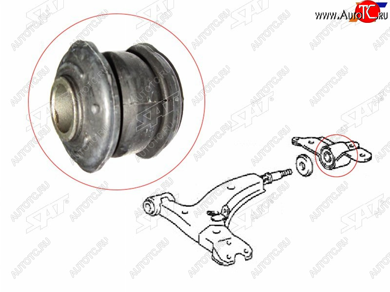 Сайлентблок RR переднего нижнего рычага без кронштейна TOYOTA COROLLASPRINTERLVNCRETRNMRN 91-97 ST-48655-12050