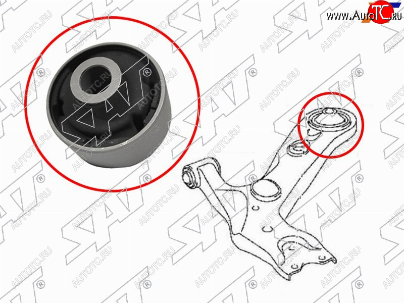 Сайлентблок переднего рычага задний TOYOTA RAV4 05-ESTIMAPREVIATARAGO 06-ALPHAR ST-48655-28030