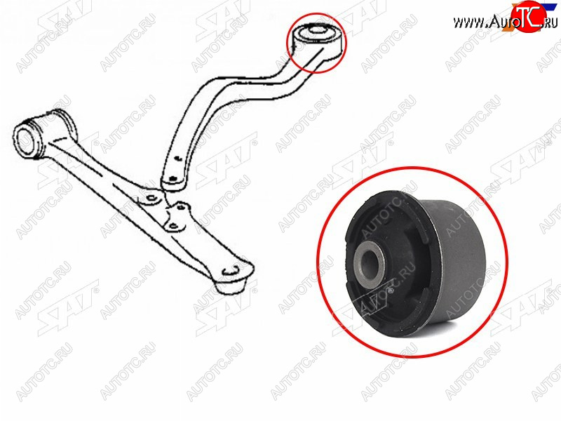 Сайлентблок переднего нижнего рычага задний TOYOTA ARISTO 97-04LEXUS GS300400430 97-05 ST-48655-30170