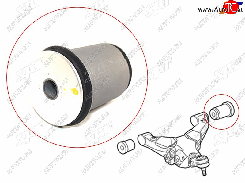 Сайлентблок RR переднего нижнего рычага TOYOTA LAND CRUISER 200SEQUOIATUNDRALEXUS LX570 07- ST-48655-60040