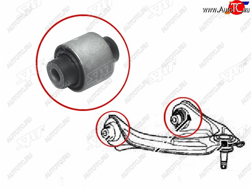 Сайлентблок верхнего рычага HONDA ACCORD 02-12INSPIRE 03-07LEGEND 04-12ODYSSEY 03-12 ST-51450-SDA-A01B