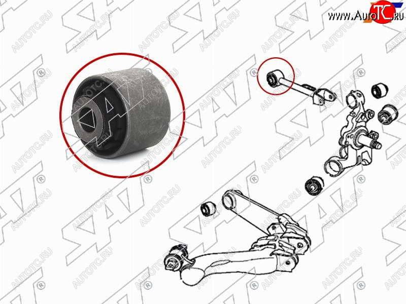 Сайлентблок заднего верхнего рычага HONDA STREAM 06-14ODYSSEY 03-13FR-VEDIX 04-09ACURA RSX 02-06 ST-52395-S6M-801