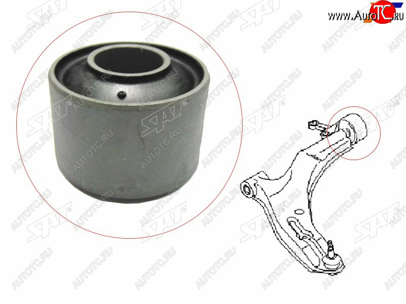 Сайлентблок RR переднего нижнего рычага NISSAN ADWIGROADALMERASYLPHYPULSARSUNNY 00- ST-54570-4M410