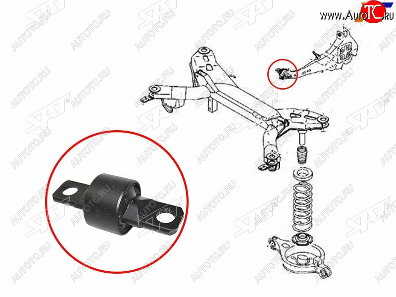 Сайлентблок заднего продольного рычага MAZDA 6ATENZA 02-08 ST-GJ6A-28-250G-B