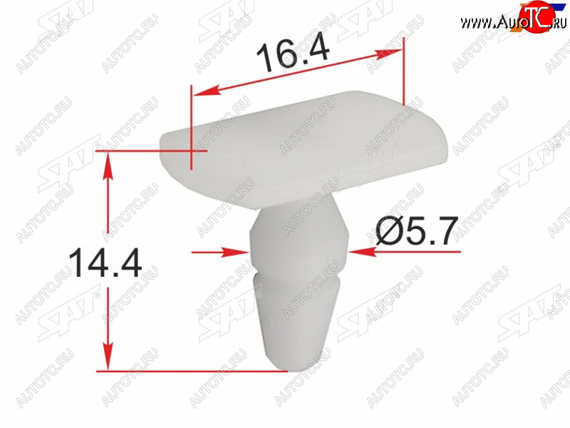 Клипса уплотнителя двери MERCEDES (1 шт.) ST-KE-387