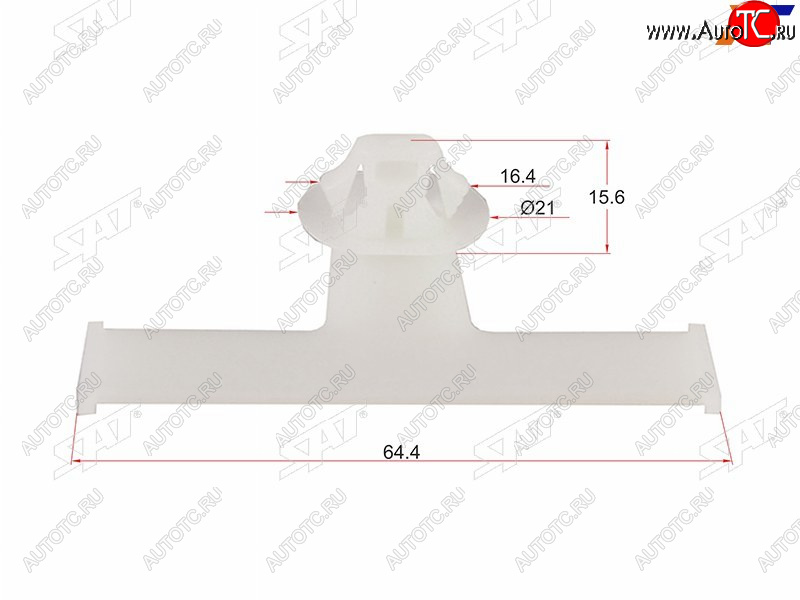 Клипса хомут эл. проводки TOYOTALEXUS (1 шт.) ST-KJ-2344