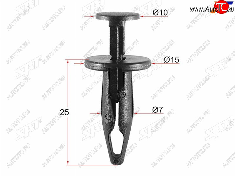 Клипса защиты бампера GMFORD (1 шт.) ST-M10724