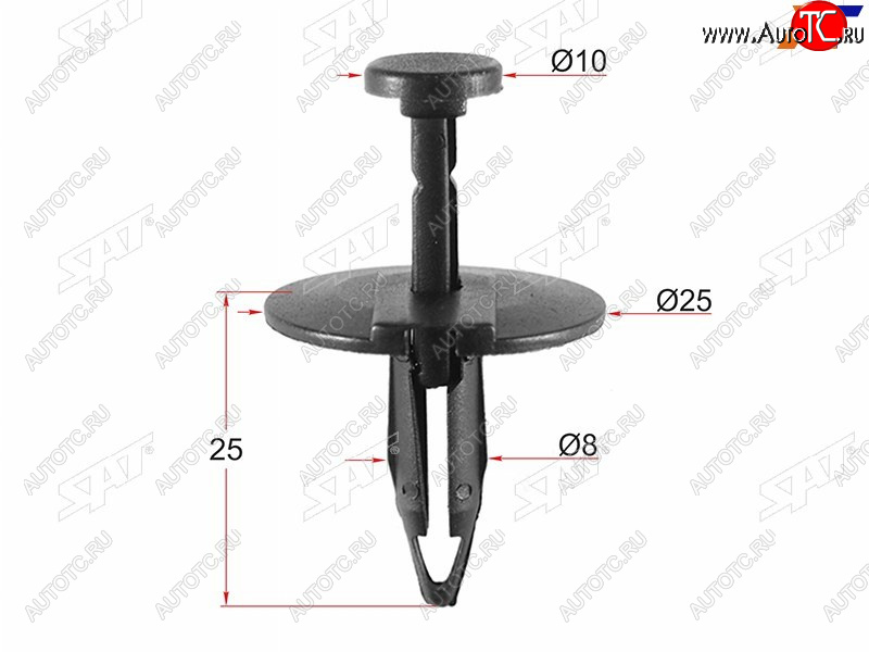 Клипса защиты бампера GMFORD (1 шт.) ST-M10721