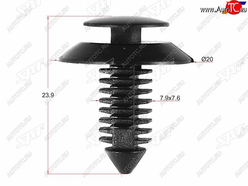 Клипса обшивки двери FORD (1 шт.)                                                                    ST-M10729