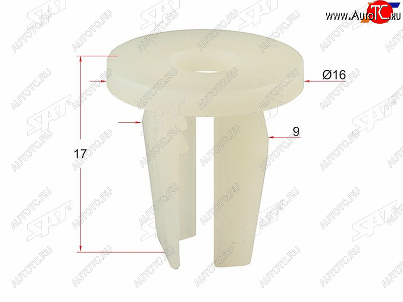 Клипса под винт FORD (1 шт.) ST-M10799