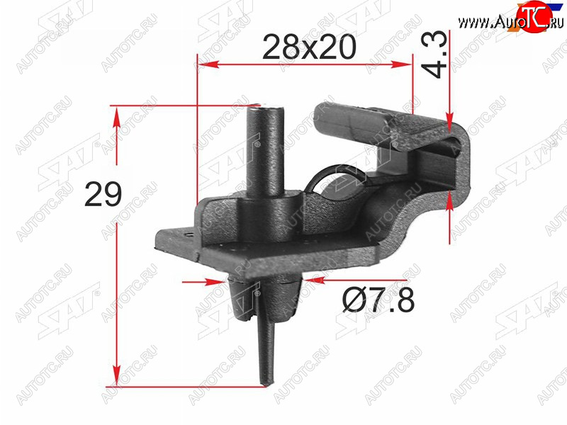 Клипса обшивки двери VAG (1 шт.) ST-M12259