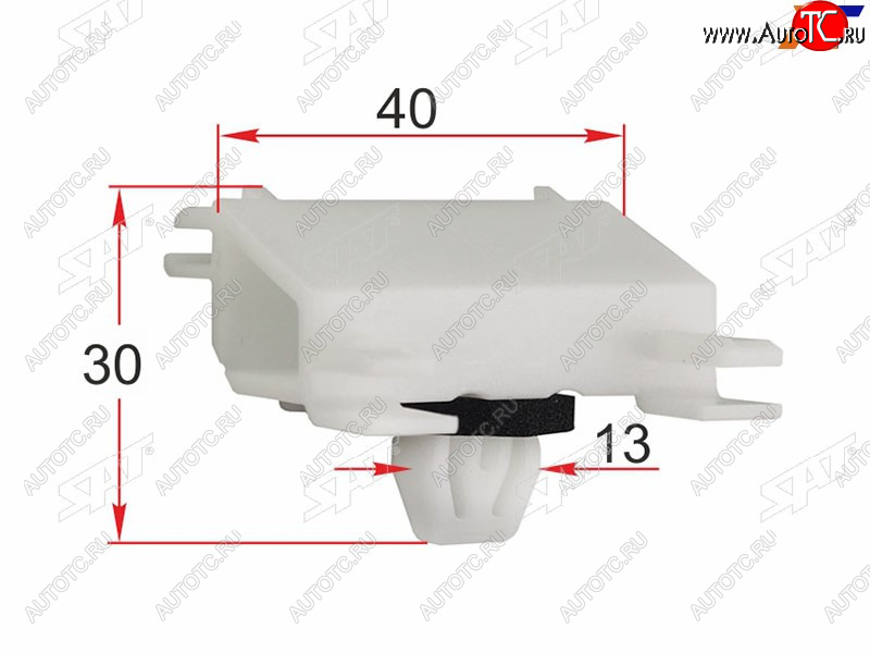 Клипса молдинга кузова LAND ROVER (1 шт.) ST-M12319