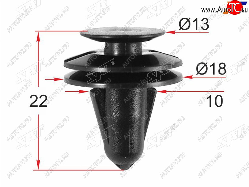 Клипса обшивки двери FORD (1 шт.) ST-M12343