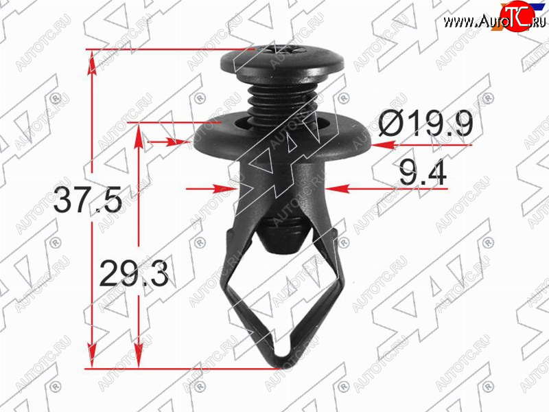 Клипса крепежная HYUINDAIKIA (1 шт.) ST-M12428