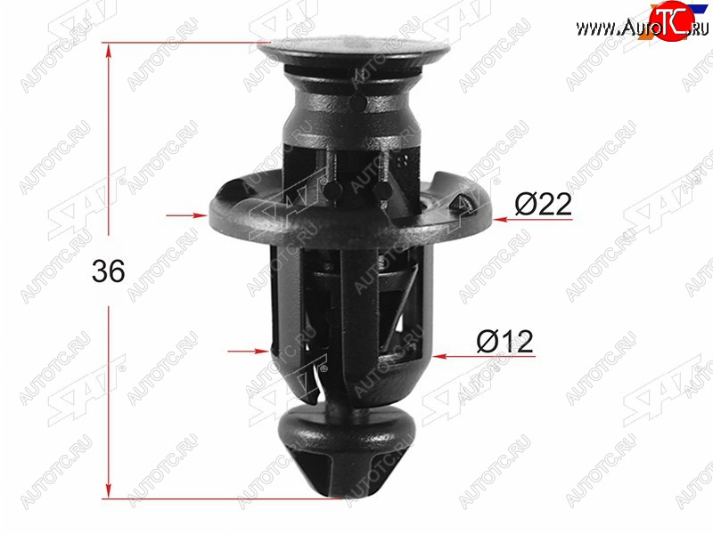 Клипса крепежная TOYOTALEXUS (1 шт.) ST-M12593