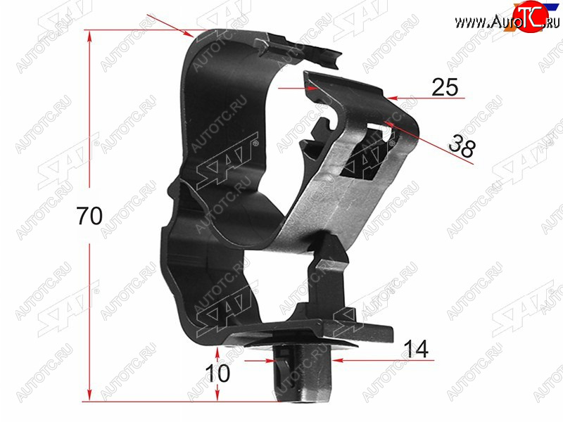 Клипса крепления трубки эл. проводки TOYOTALEXUS (1 шт.) ST-M12605