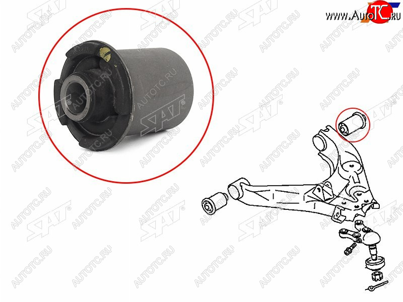 Сайлентблок переднего нижнего рычага задний MMC DELICAL400 94-04 ST-MR112711