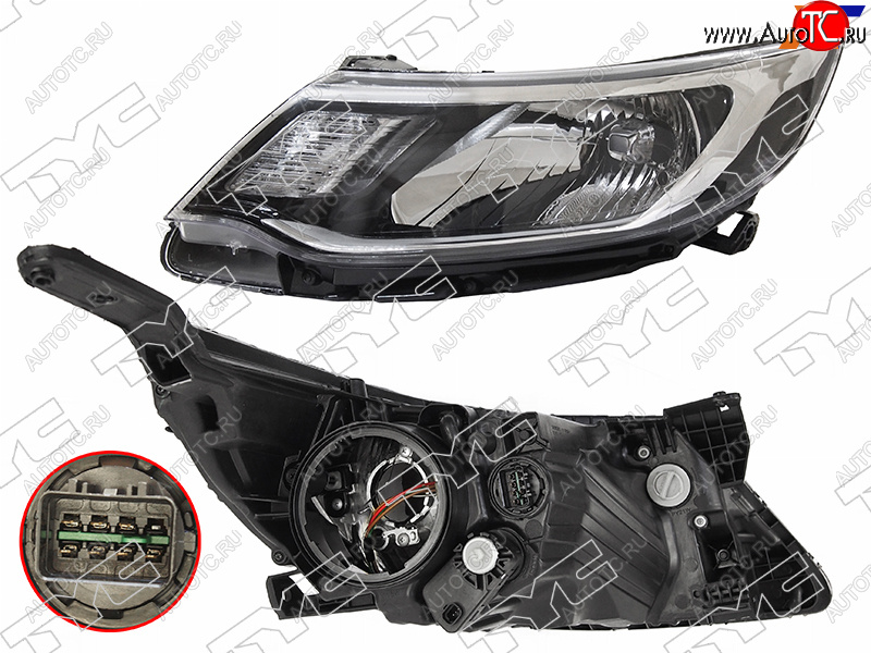 Фара KIA RIO 15-17 LH с электрокорректором                                                           TG-123-1106LMLD-M2