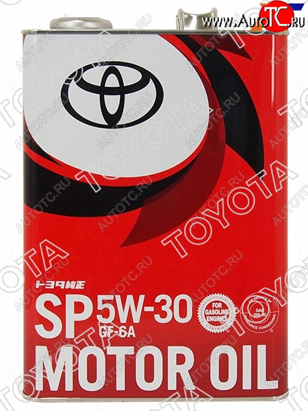 Масло моторное TOYOTA (металлическая канистра ) 5W-30 SPGF-6A 4Л (Япония) 08880-13705