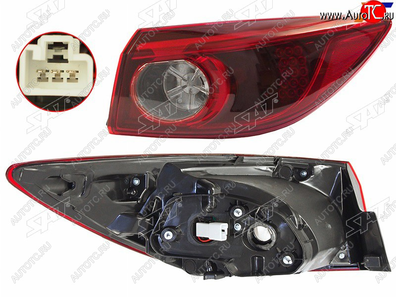 Фонарь задний MAZDA 3AXELA 16-19 RH LED 4D ST-216-1999R